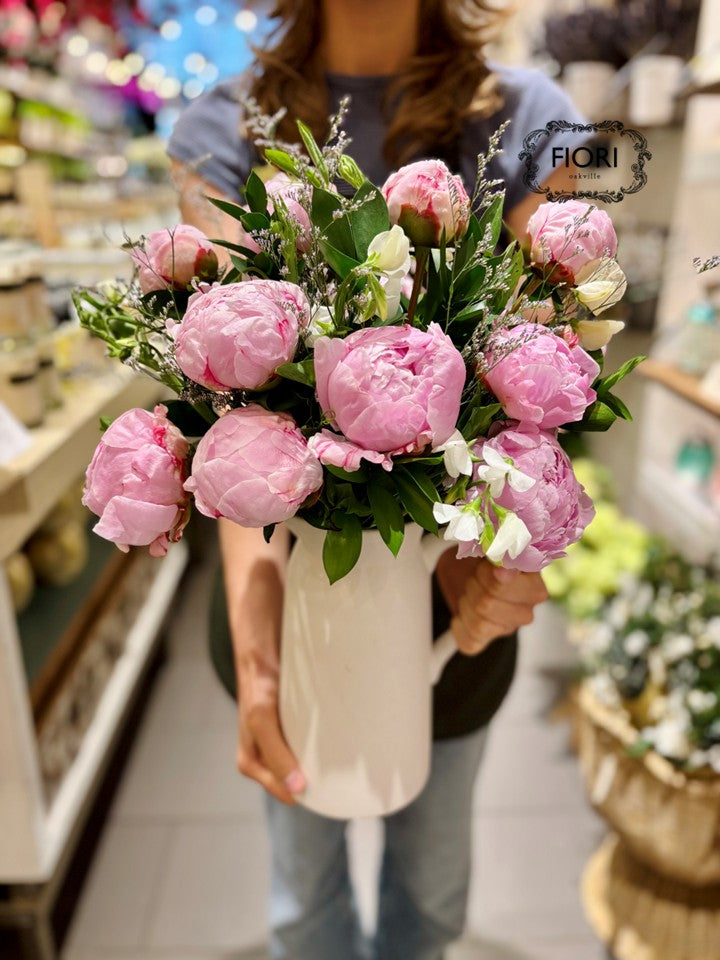 Toscana Farmhouse- Sarah Peony Pitcher