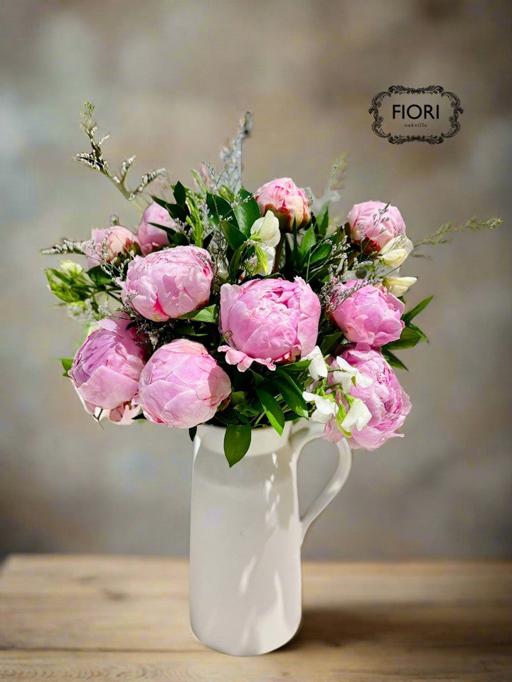 Toscana Farmhouse- Sarah Peony Pitcher