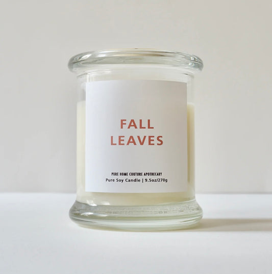 Fall Leaves Candle
