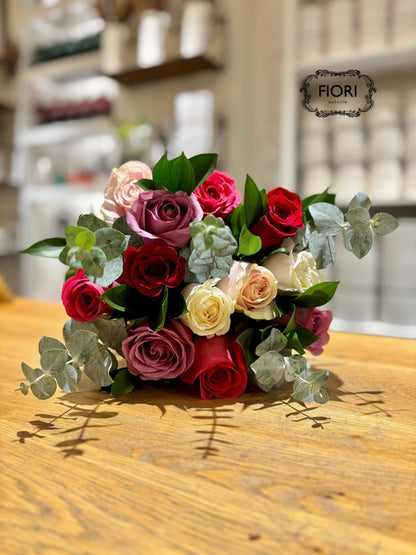 Cherries Jubilee - Dozen Rose Bouquet