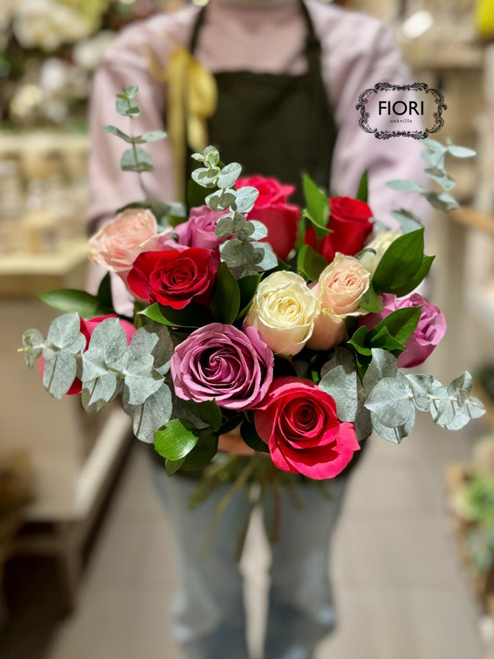 Cherries Jubilee - Dozen Rose Bouquet