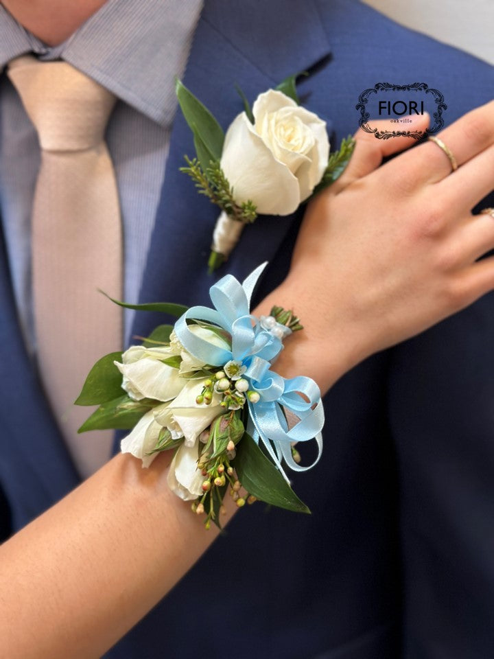 CORSAGE & BOUTONNIÈRE DUO