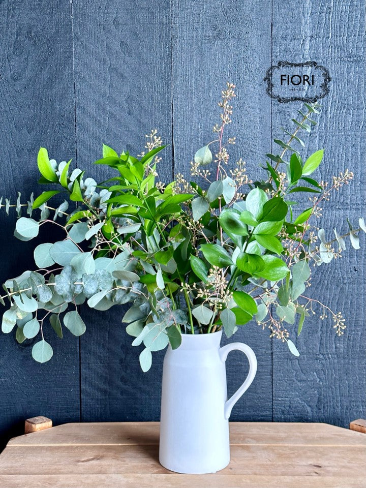 Toscana Farmhouse Fresh Eucalyptus Pitcher