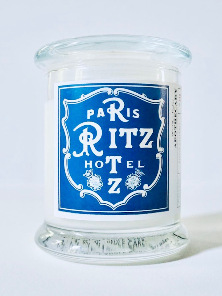 Pure Home Scented Candle- Ritz Hotel Label