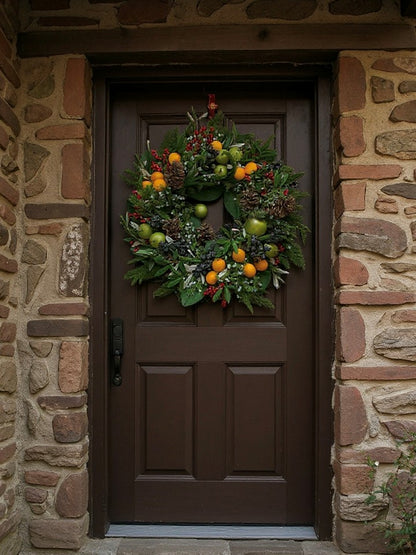 Christmas Fruits & Berries Wreath
