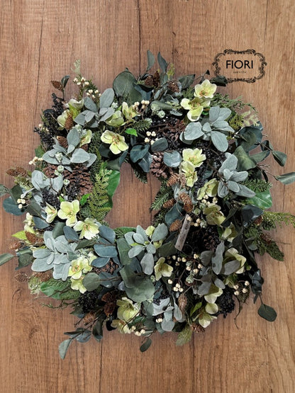 Christmas Wintergreens Wreath