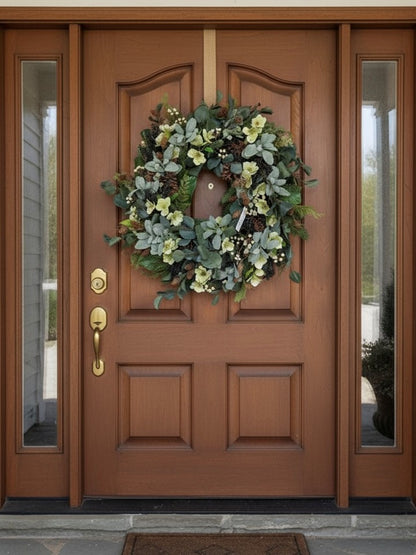 Christmas Wintergreens Wreath