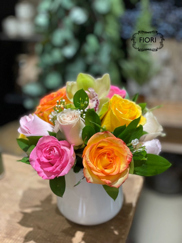 A Garden of Roses Floral Arrangement by FIORI Oakville, Oakville Flower Shop