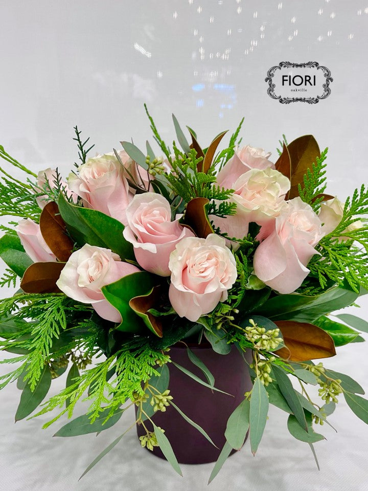 Order Christmas Flowers online delivery Pink Arrangement - FIORI Oakville Best Florist